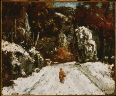 Winter in the Jura by Gustave Courbet